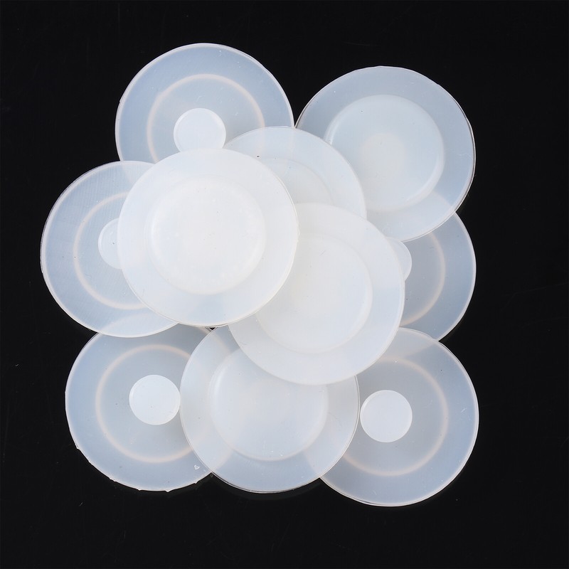 10x Silicone Water Bottle Cap Lid Plug Non Spill Non Odor Air Tight Seal Gaskets