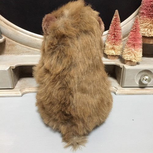 VTG Animal Fair Brown Teddy Bear 12” Stuffed Plush Toy Sitting Korea Made #7517C