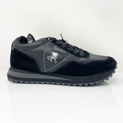 

Джинсы Off Brand Womens Rifle Black Lace Up Повседневная обувь Кроссовки Размер 6,5, Черный
