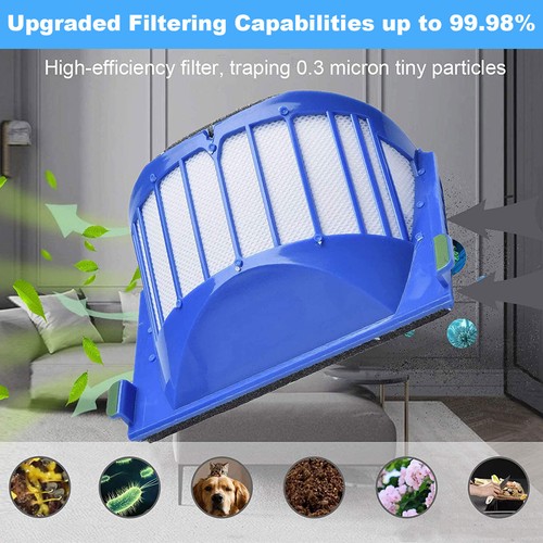Replacement Parts Kit For iRobot Roomba 600 Series Vacuum Filter Brush Cleaner
