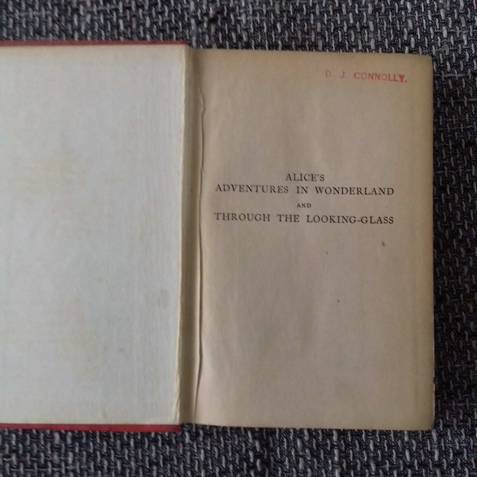 Alice im Wunderland In Wonderland Through the Looking-Glass 1933 englisch 
