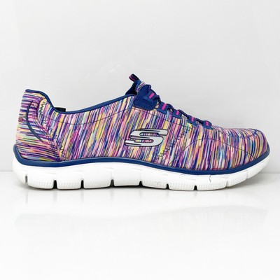 

Skechers Womens Empire Game On 12414 Разноцветные кроссовки для бега Размер 9,5, Multicolor, Empire Game On
