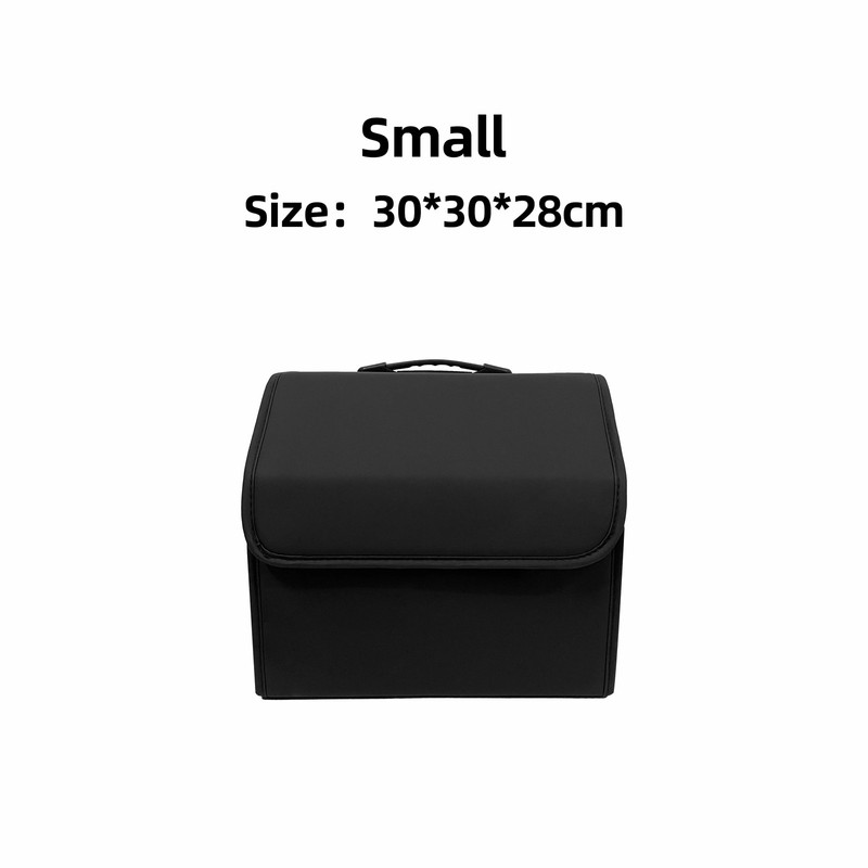 Storage Box PU Leather Multipurpose Collapsible Car Trunk Storage Organizer Car