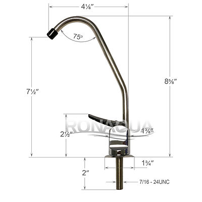 RO Reverse Osmosis Kitchen Sink Water Filter Faucet Fit Most RO Units SHIPS FREE