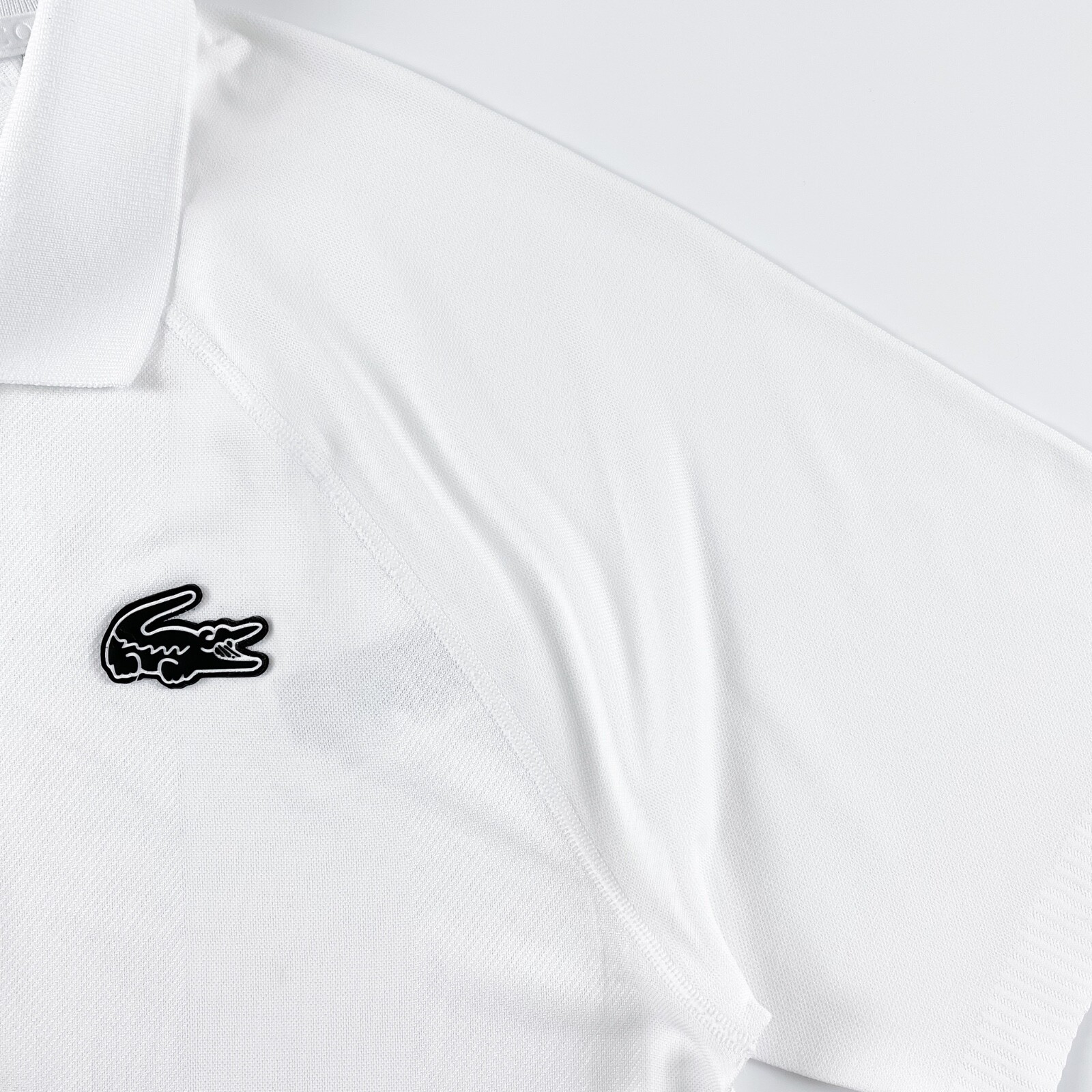 Lacoste Sport Men's Seamless Open Collar Jacquard Polo Shirt
