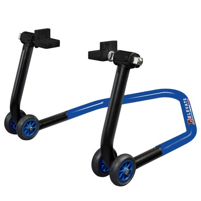 Motorcycle Workshop Rear Wheel Stand For Two-Arm Swingarms Blue