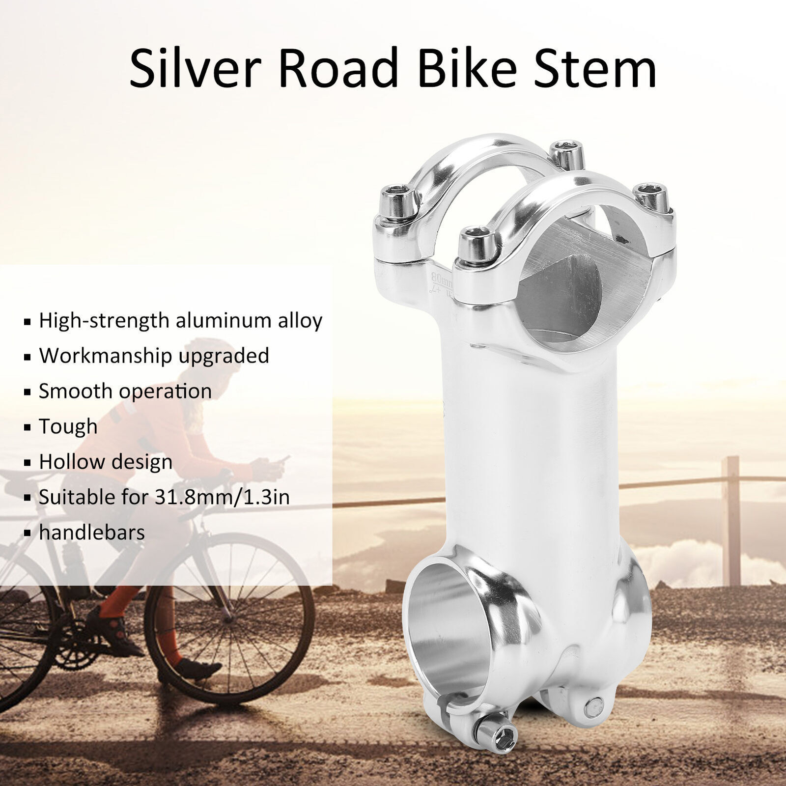 Stem For Mtb 31.8x80mm For 28.6mm Front