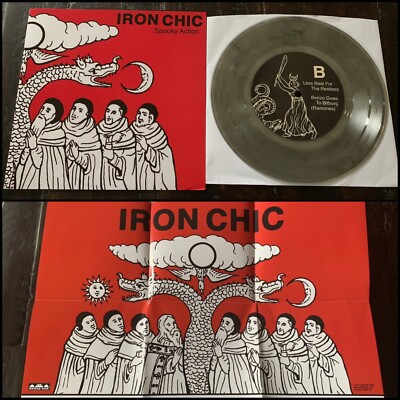 IRON CHIC Spooky Action 7  Smoke Vinyl 150 w/ poster-Red City Radio Face To Face