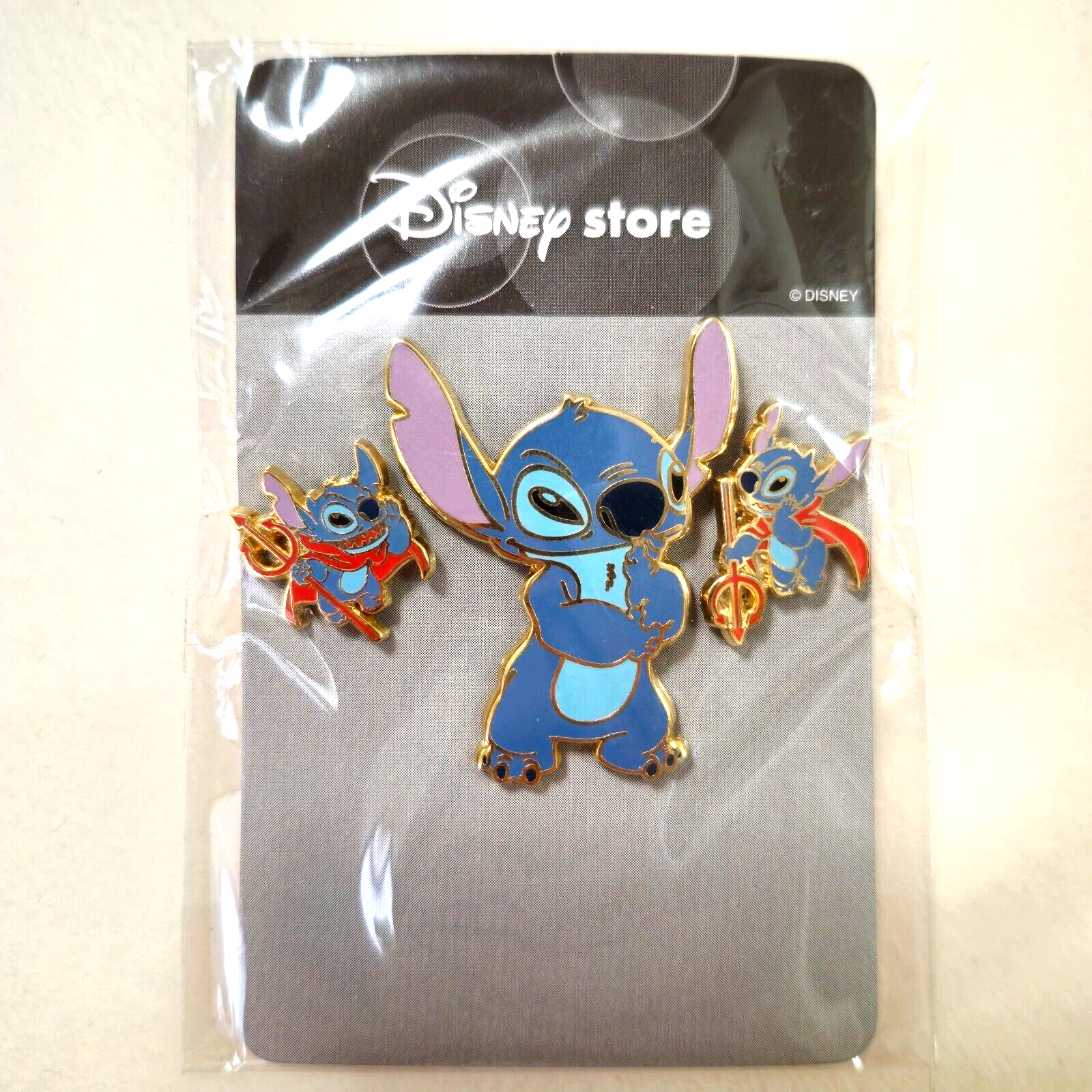 Disney - Paruparuchan③ NEW PP35961 JDS Stitch Devils Lilo and Stitch 3 Pin Set