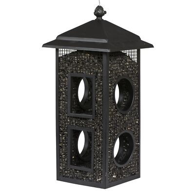 Perky-Pet B00303 Fly-Through Wild Bird Feeder, 1 Pack, Black