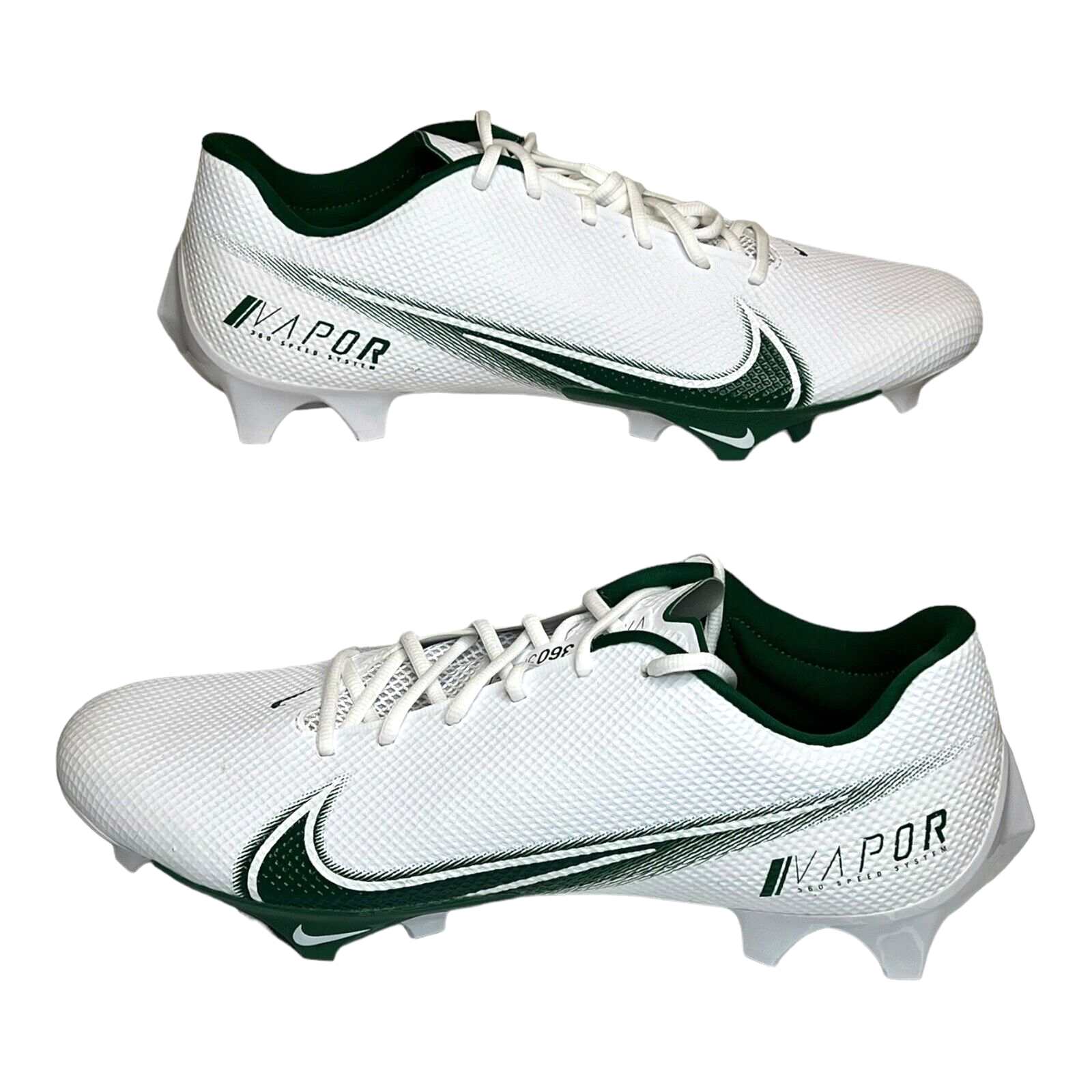 Nike Vapor Edge 360 Speed Men's Football Cleat Green/White Size 15
