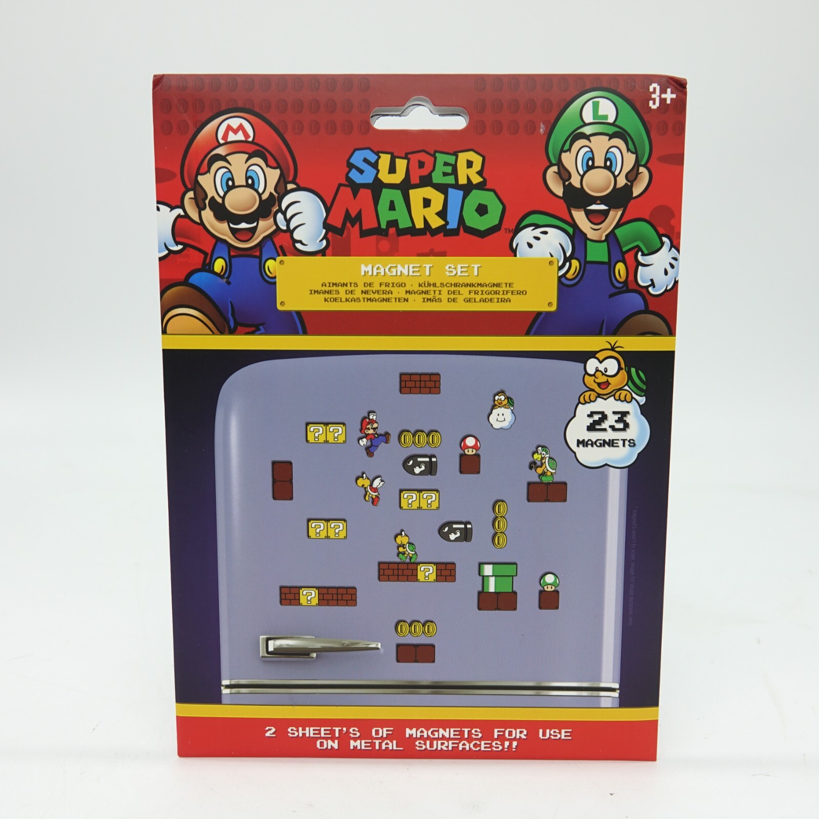 Super Mario Magnet Set 23 Piece Nintendo NES Nintendo
