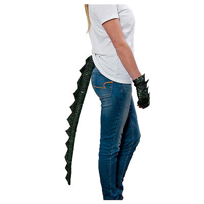 Dragon Costume Accessory Tail Green Scales Game of Thrones Fantasy Cosplay