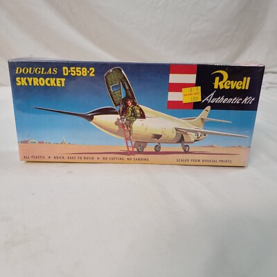 New Revell 1/65 Douglas D-558-2 Skyrocket Model Kit # H-213 1994 Re-Issue SEALED