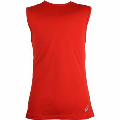 

ASICS MR3138-0626 Мужская майка Scoop Neck Training Casual — красная, Красный, ASICS Scoop Neck Tank