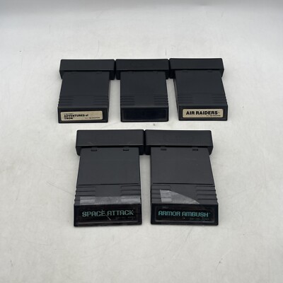 Atari 2600 Mattel Games Lot of 5 All Tested and Working Tron Space Attack Etc