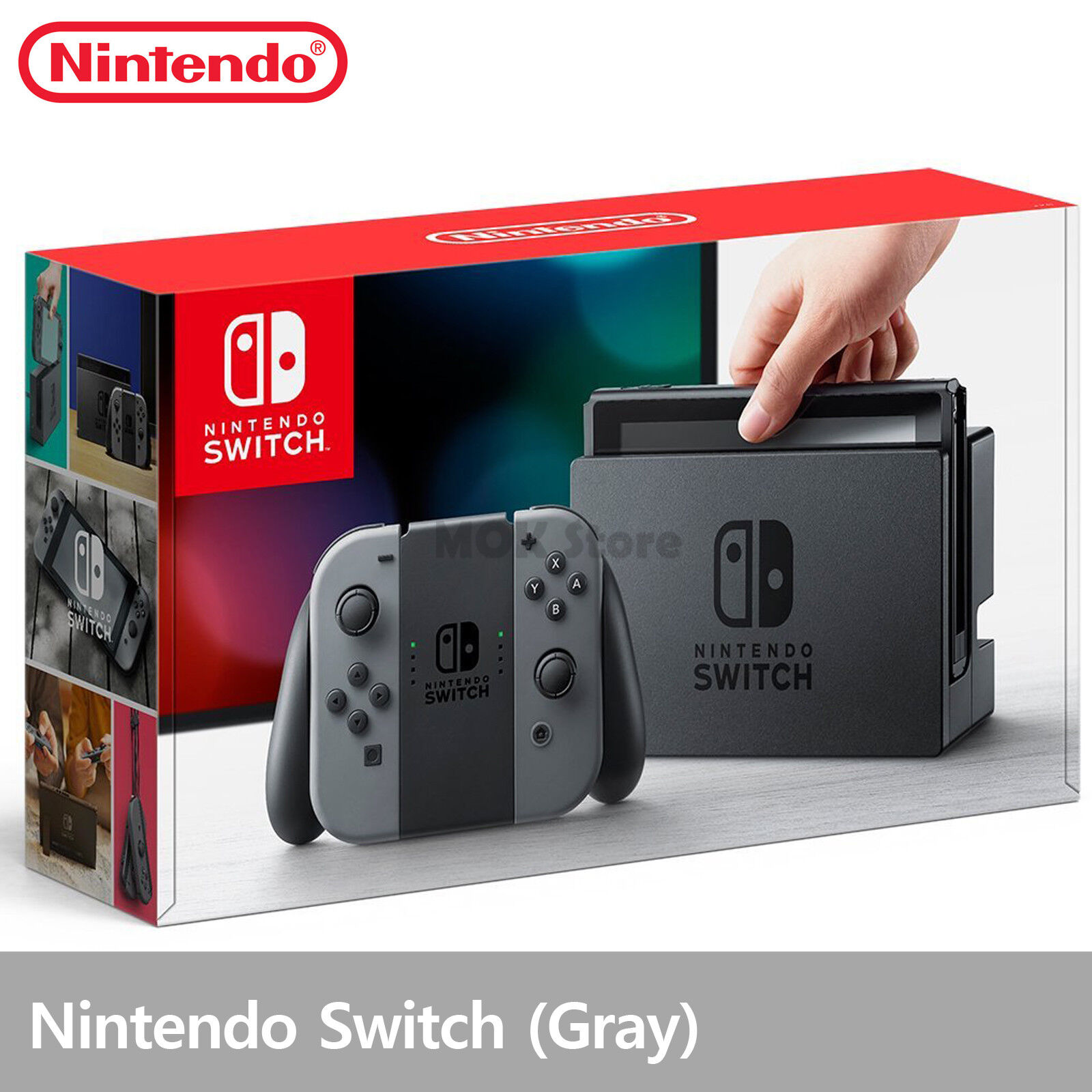 Nintendo Switch - 32GB Gray Console (with Gray Joy-Con) Wireless Control Sealed Nintendo Switch - 32GB Gray Console (with Gray Joy-Con) Wireless Control Sealed
