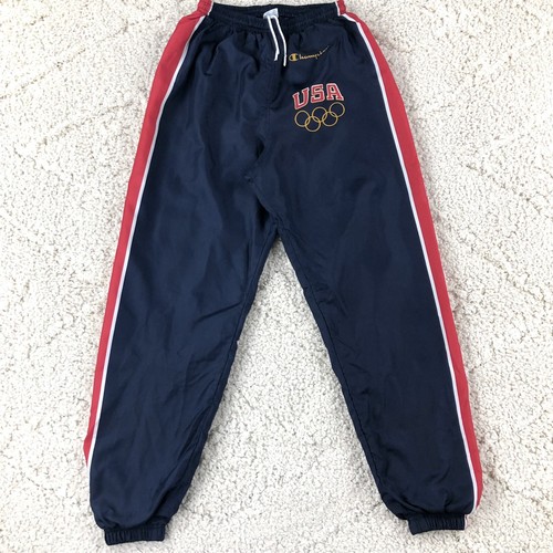 Vintage 80s 90s Champion NBA Warm Up Track Pants Dream Team Rare Jordan Sz  Small