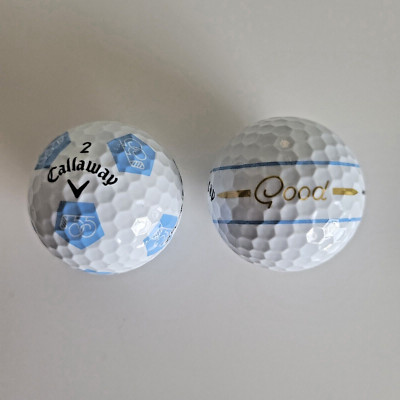 Callaway Chrome Soft X Truvis & Triple Track 'Good Good' Golf Balls COMBO 1 Each