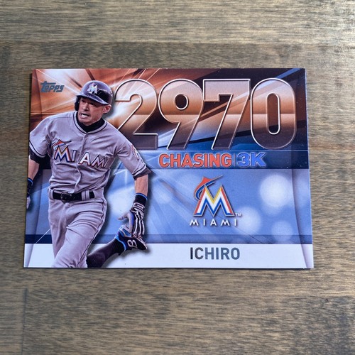 ICHIRO 2016 TOPPS #3000-44 CHASING 3K A41 | eBay