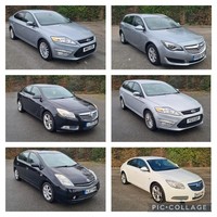 Selection of cars available to hire