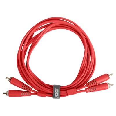UDG Ultimate Audio Cable RCA-RCA Red 1,5 m Straight U97001RD - Kabel für DJs