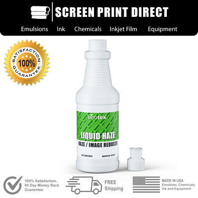 Ecotex  Liquid Haze & Image Stain Remover For Screen Printing Mesh - Pint 16oz