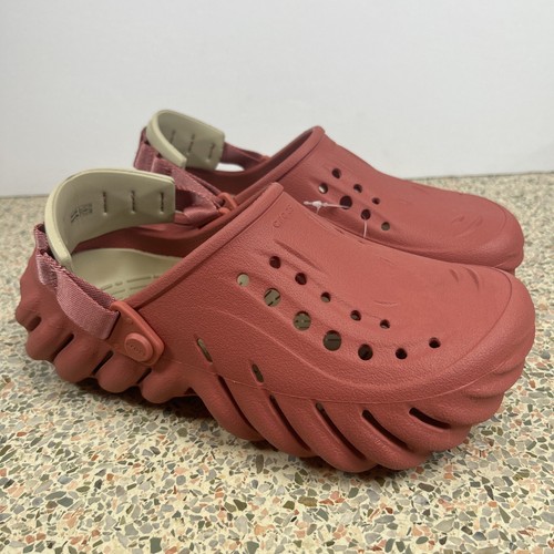 Unisex Clogs Crocs Echo Clog Strawberry Wine 207937 M 5/W 7