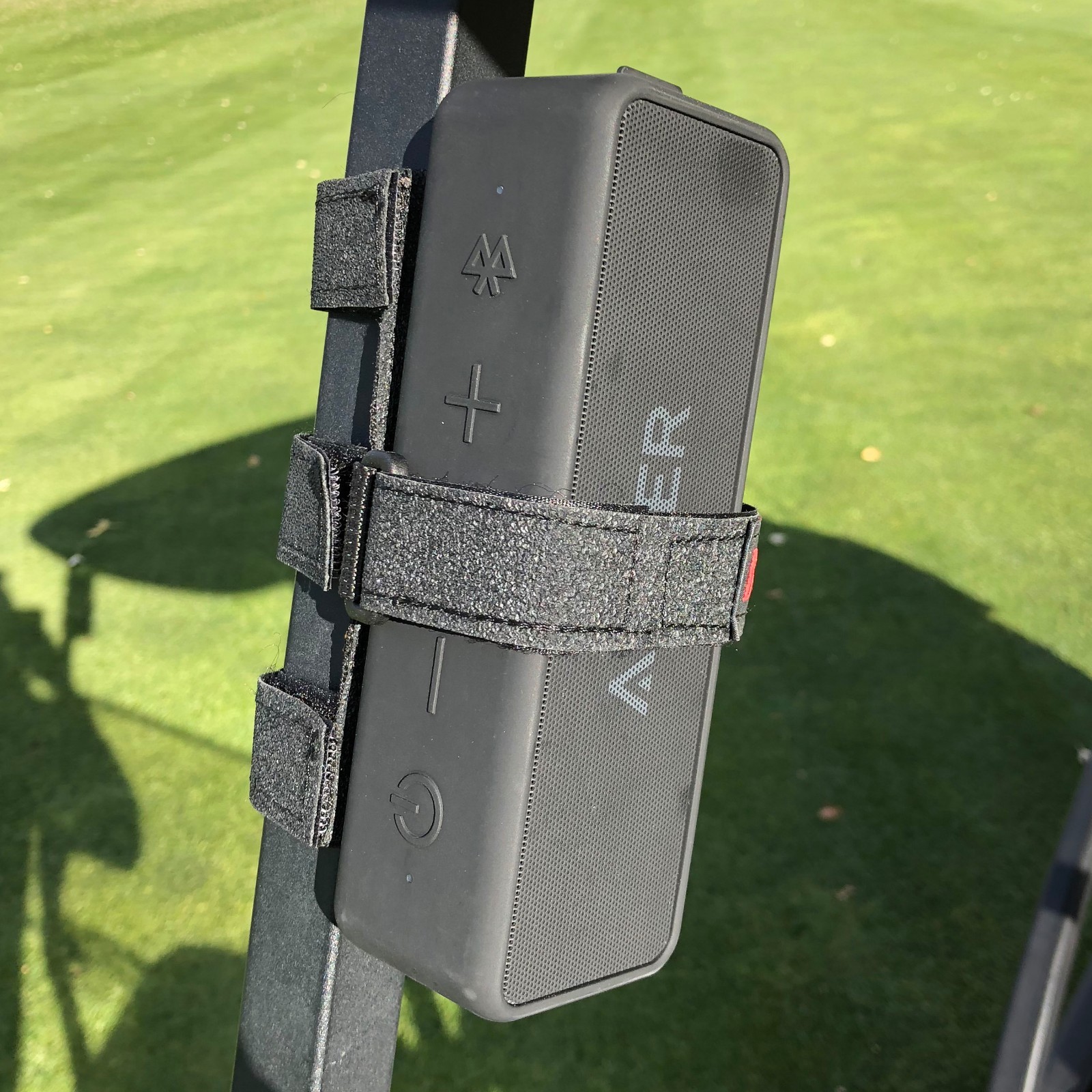 Speaker Mount for Golf Cart Railing Blue Tooth Holder Wireless Bar Strap Adjust