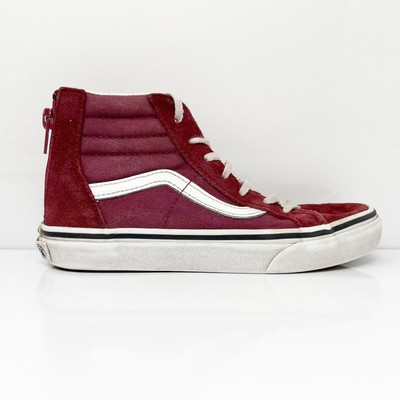 Vans Boys Sk8 Hi 507452 Красные повседневные кроссовки Кроссовки Размер 1,5