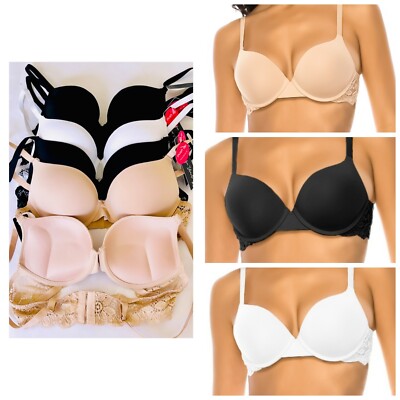 Extreme Double Push Up Add 2 Cup Sizes Push Up Bra Extreme Push Up Free Returns