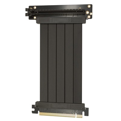 PCIE 3.0 x16 Extender Riser Cable,High Speed Flexible Right Angle PCI-E Port ...