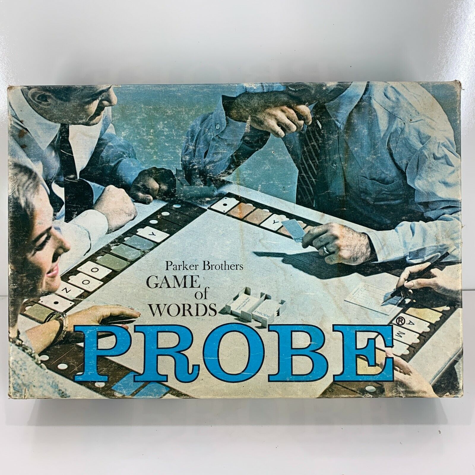 Vintage 1964 Probe Board Game of Words Complete Parker Brother...