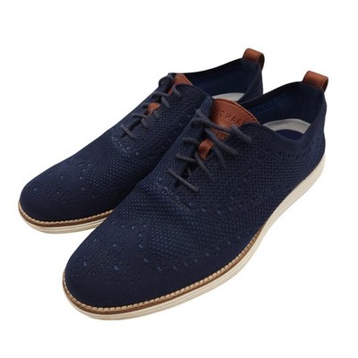 Cole Haan Grand Evolution 10M Wingtip‎ Oxford Leather Comfort Shoe Blue Office Cole Haan Grand Evolution 10M Wingtip Oxford‎ Leather  main image 3