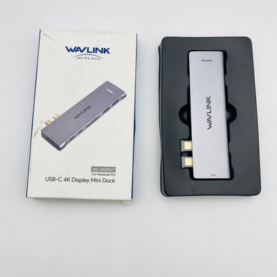 Wavlink Hub USB C 7-in-1, Mini-Dockingstation, kompatibel mit Thunderbolt 3 USB