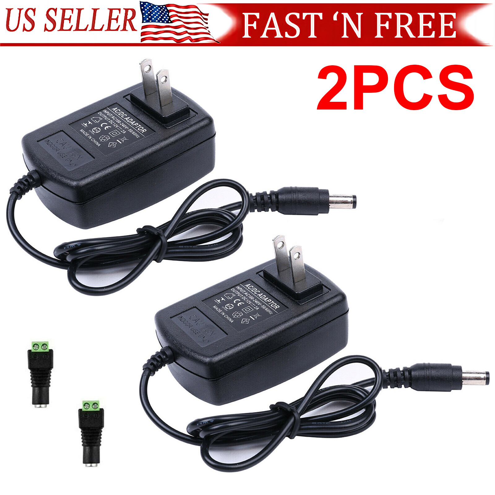 Ac100-240v To Dc12v/2a For Heavy-duty Led Light Strip