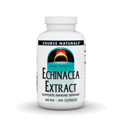 Source Naturals, Inc. Экстракт эхинацеи, 500 мг, 200 капсул