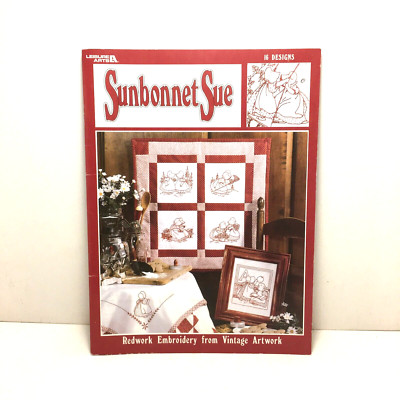 Sunbonnet Sue re-usable iron-on transfers book by Leasure Arts 1999