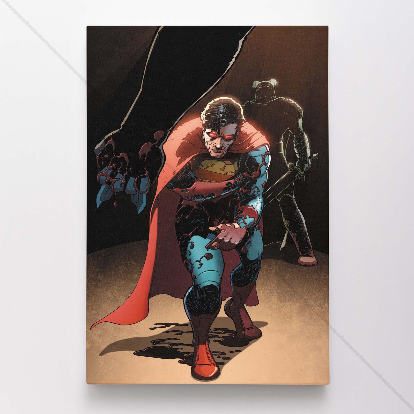 Superman Poster Canvas DC Comic Book Cover Justice League Art Print #853