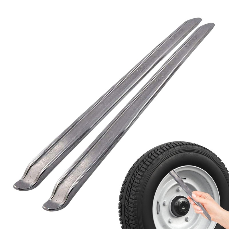 2x Professional Bike Tire Levers Metal Tire Removal Tool For