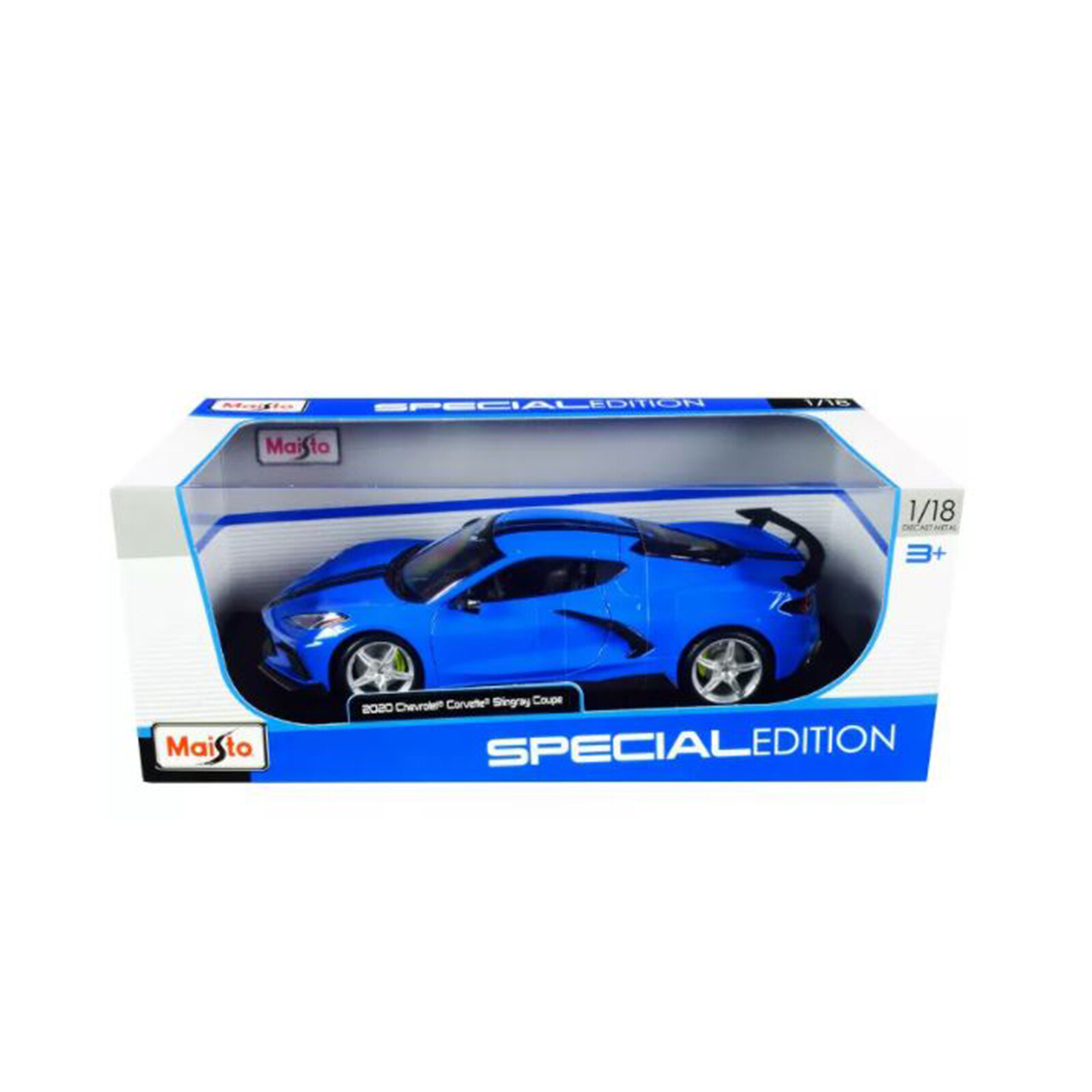 Maisto Special Edition 2020 Chevrolet Corvette Stingray Coupe Синий НОВЫЙ автомобиль в масштабе 1:18