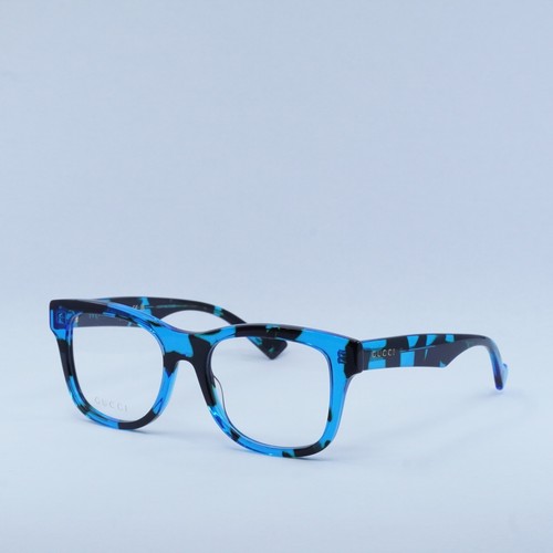 NEW GUCCI GG1332O 006 Spotted Black Turquoise Havana 54mm