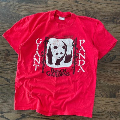 VTG 90s Giant Panda Busch Gardens Nature Animal Extinction Single Stitch Fits L