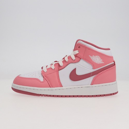 

Nike Air Jordan 1 Mid GS MIDSOLE DISCOLORATION Kids Youth US5Y Casual DQ8423-616, Белый, Air Jordan 1 Mid Gs