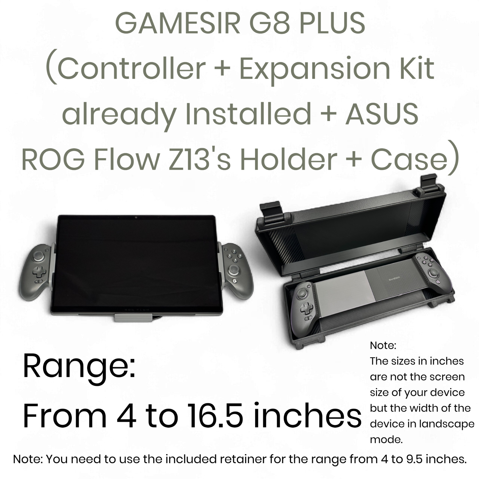 GameSir G8 PLUS Bluetooth (Controller+Kit+ROG Flow Z13's