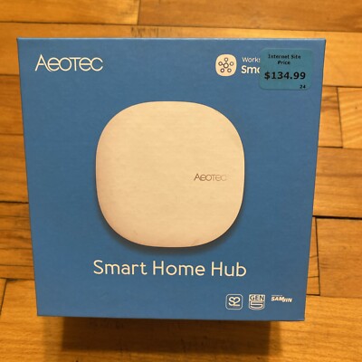 Aeotec Smart Home Hub, Works as a SmartThings Hub, Z-Wave Zigbee Gateway SEALED