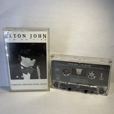Elton John - Ice on Fire [11 Tracks] (Cassette, 1995, Geffen) Tested Working