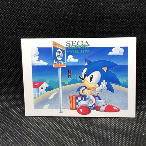 Sonic the hedgehog Sega No.104 Vintage Card Japanese Very