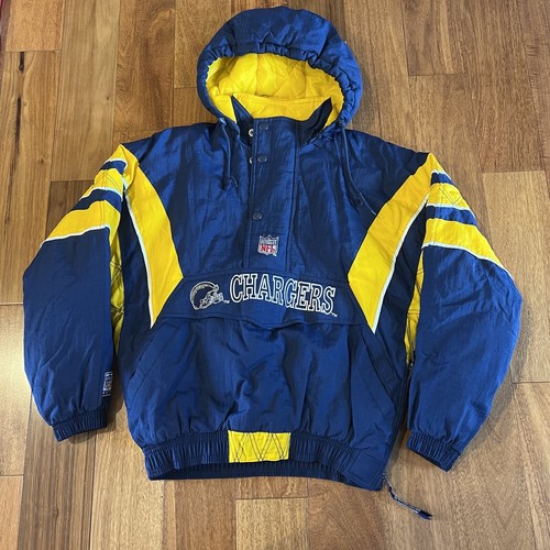 90’s USA製 STARTER NFL CHARGERS スウェット Unisex Starter White Los Angeles Chargers Logo Pullover Hoodie