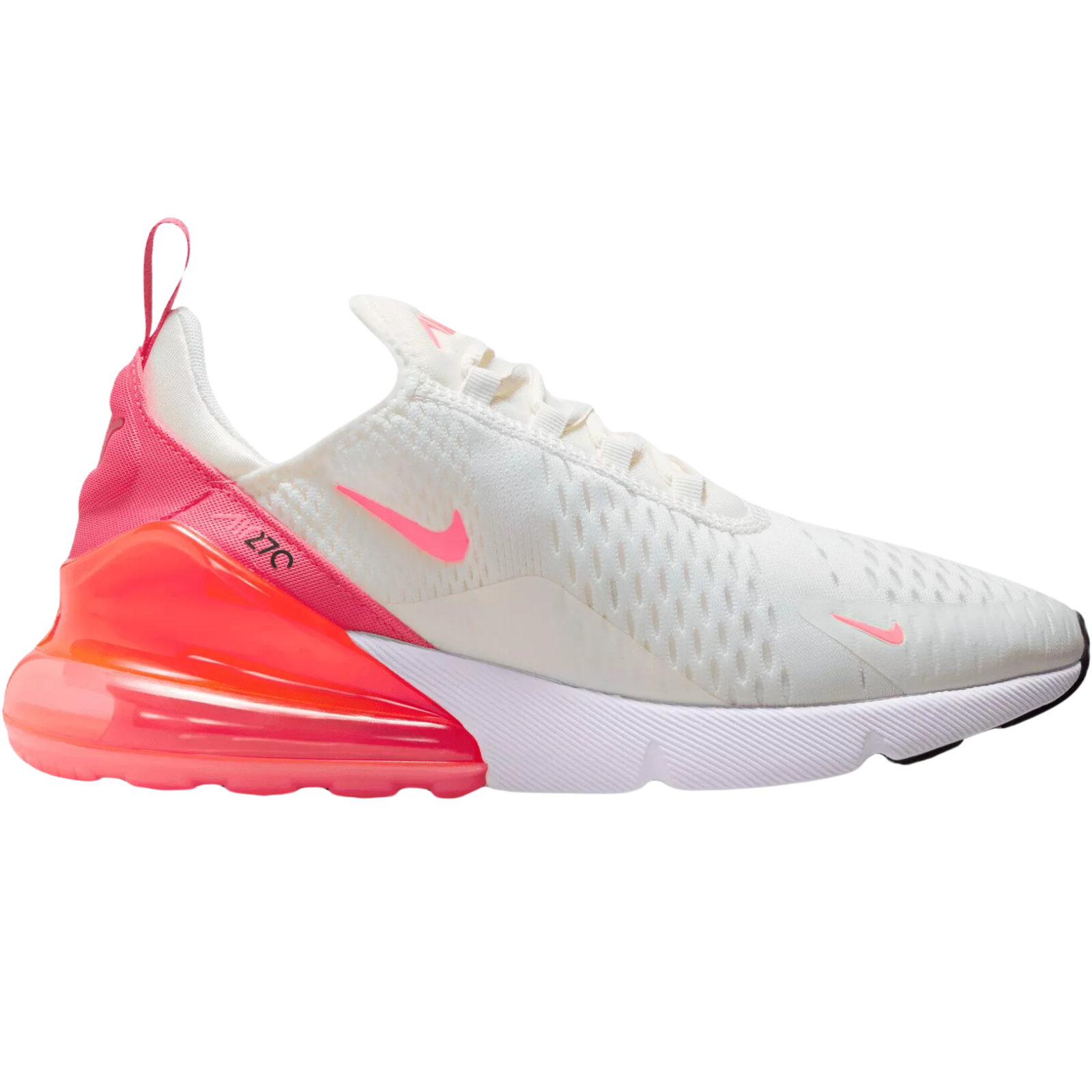 Женские кроссовки Nike AIR MAX 270 Sail Pink White Hot Punch, размеры США 6-11 - AH6789-122